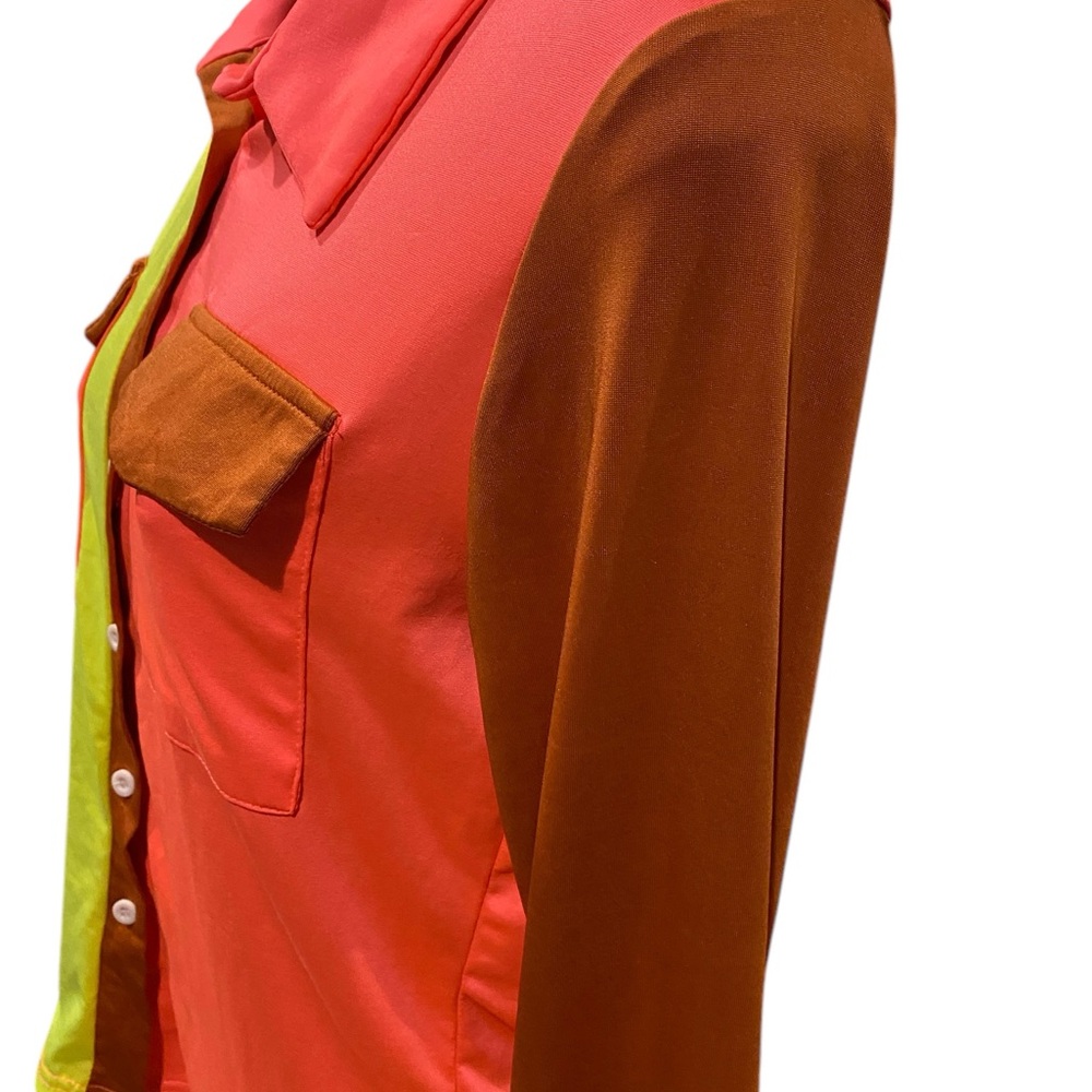 Colorblock Button-Up Shirt - Picture 4 of 4